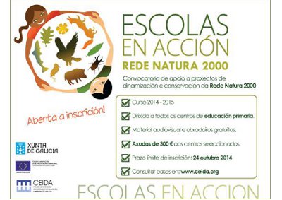 Medio Ambiente promove a iniciativa ‘Escolas en acción Rede Natura 2000’